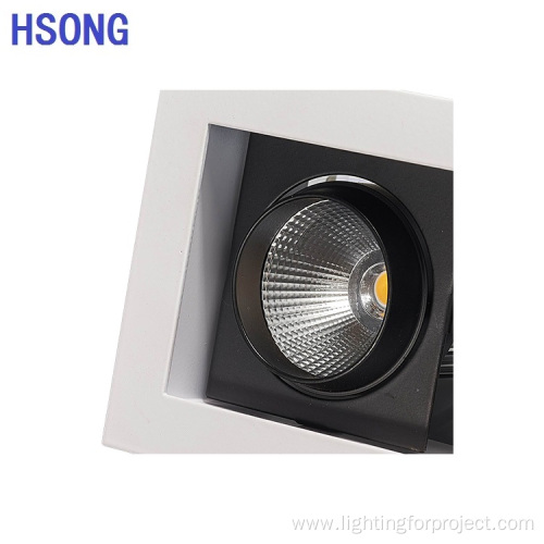 Ra95 Square double head celing light spotlights